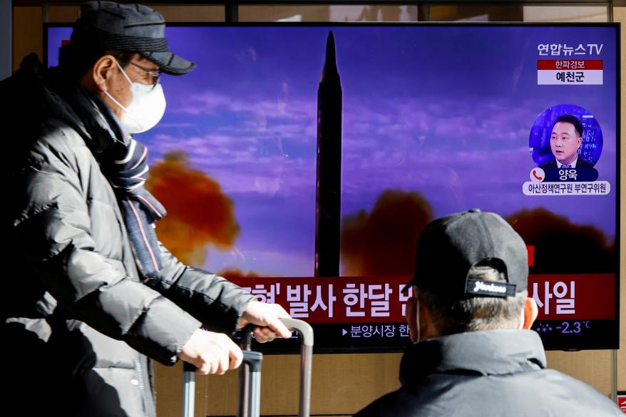 A South Korean news report on the missile launches.