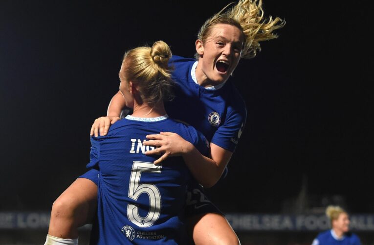 Chelsea through to Women’s Champions League knockouts after big win in Albania against Vllaznia