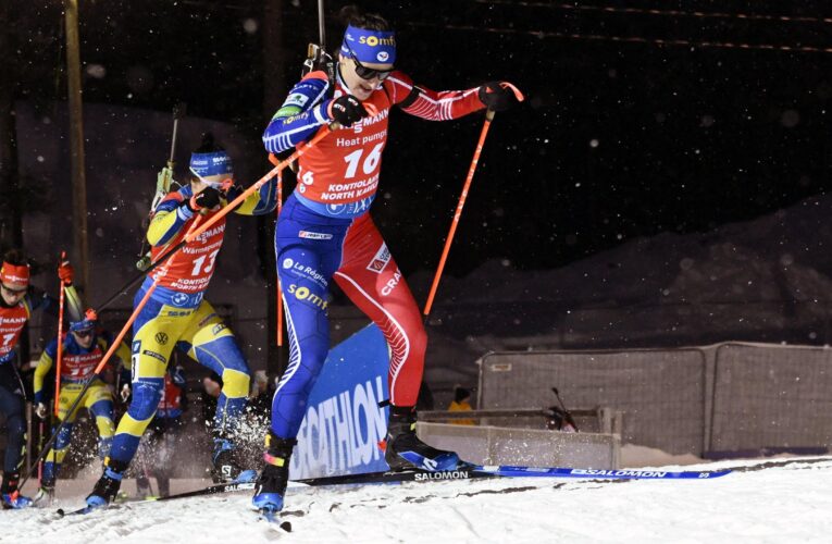 Julia Simon and Johannes Thingnes Boe win first pursuit events at Kontiolahti Biathlon World Cup