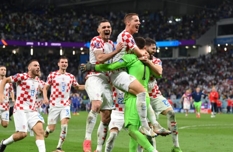 Japan 1-1 Croatia AET (Croatia win 3-1 on penalties): Dominik Livakovic saves three spot-kicks as 2018 finalists advance