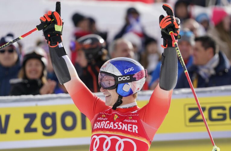 Switzerland’s Marco Odermatt cruises to giant slalom victory at Val d’Isere to secure 14th World Cup win