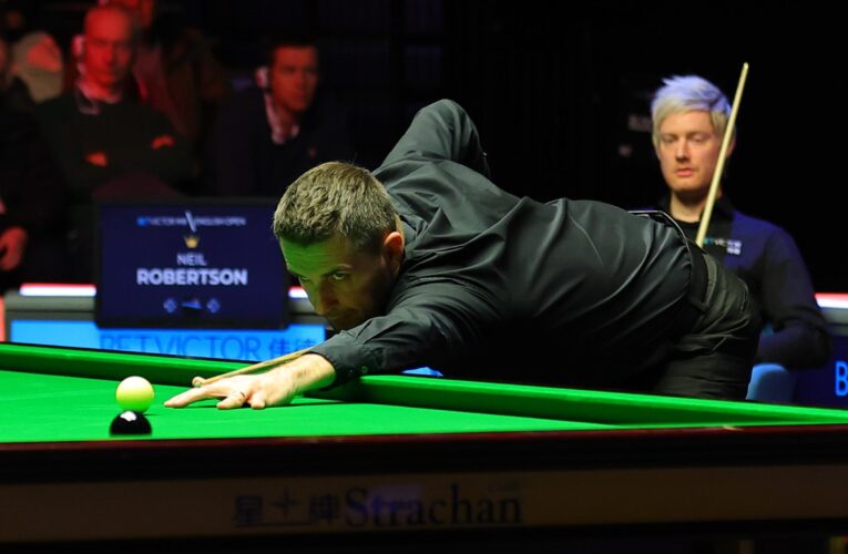 Mark Selby happy to have ‘stood up’ to Neil Robertson and to reach English Open final – ‘like playing a computer game’