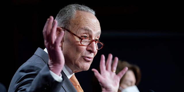 Provided Arizona Sen. Kyrsten Sinema caucuses with Democrats, Majority Leader Chuck Schumer, pictured, will have a 51 seat majority when the new Congress takes office in January. 