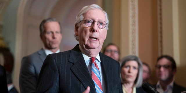 Senate Minority Leader Mitch McConnell called Jeffries an "election denier" last week.