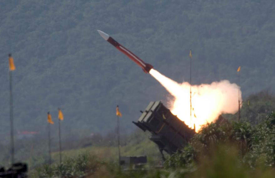 A U.S.-made Patriot missile