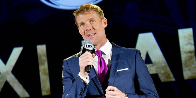 Soccer analyst Alexi Lalas speaks at FOX Sports 2018 FIFA World Cup Celebration on Sept. 26, 2017, at ArtBeam in New York City.