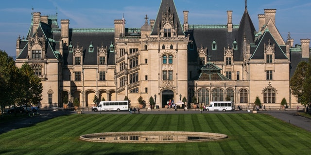 The Biltmore Estate, built in 1895, is the biggest tourist attraction in Asheville, North Carolina.