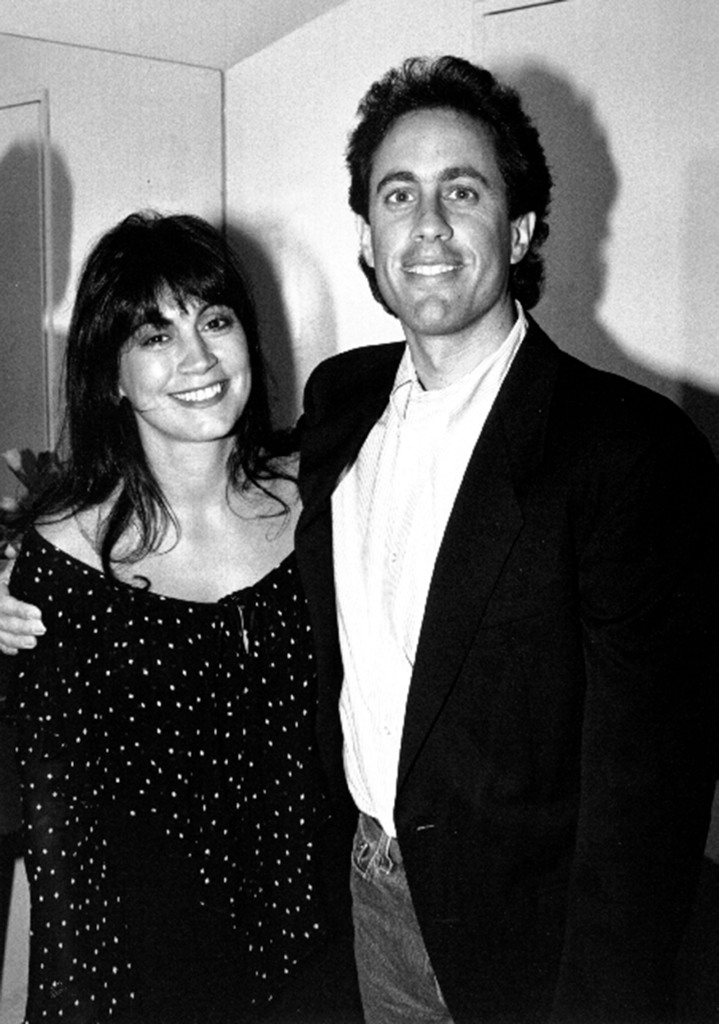 Seinfeld with club owner Caroline Hirsch.