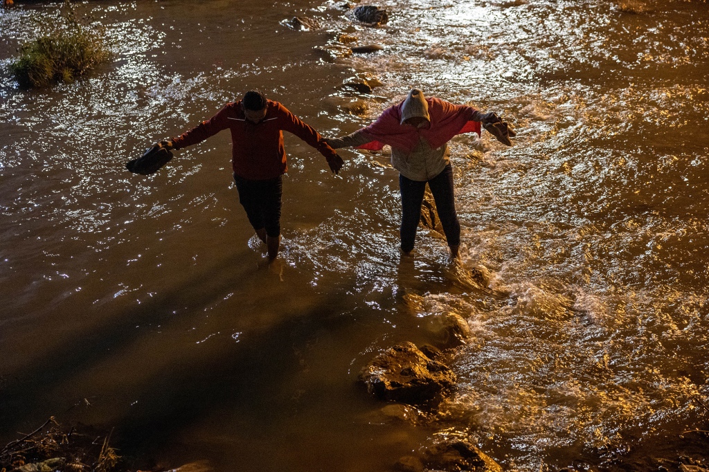 Nearly 2.4 million people were stopped while crossing into the US from Mexico.