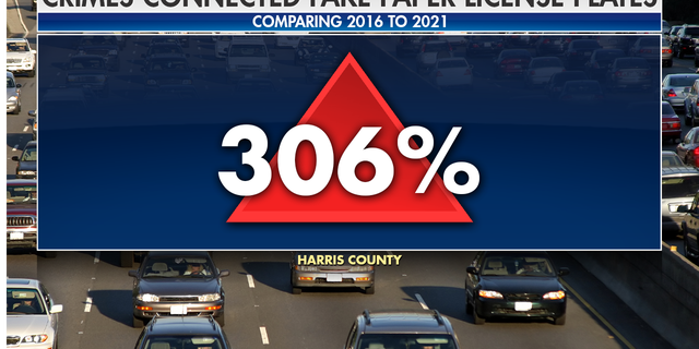 Crimes with fake paper license plates continue to increase