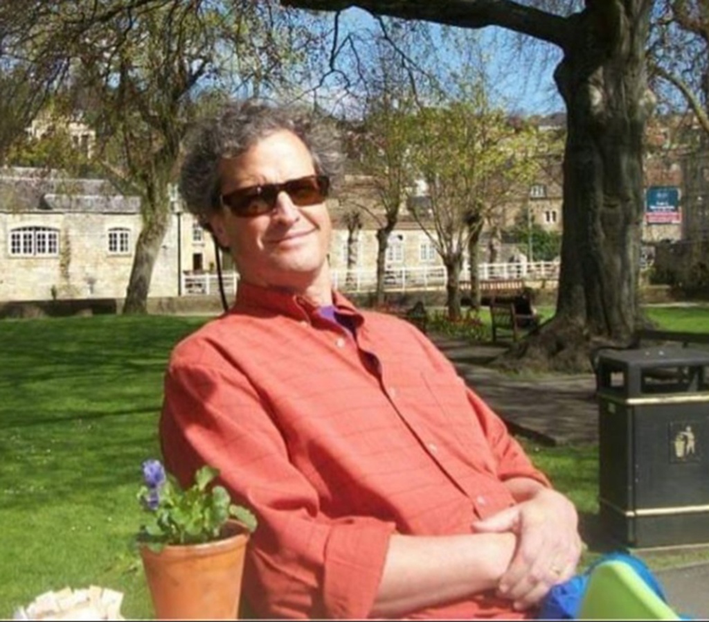 Marc Fogel is pictured on a trip to England in 2014.