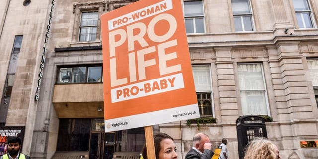 A protester holds a placard during a demonstration in September.