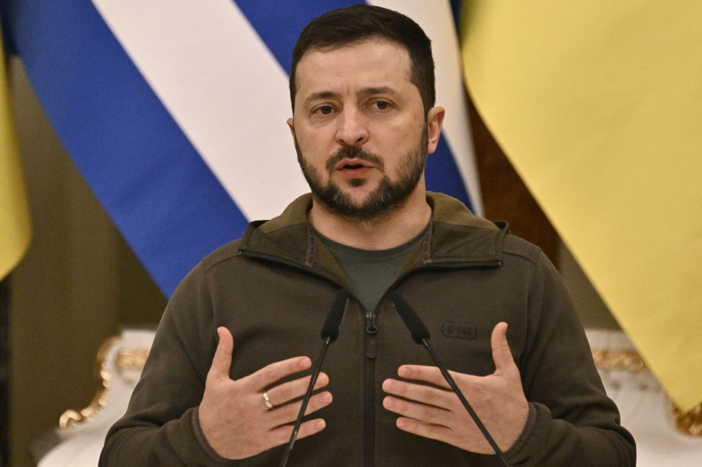 Ukrainian President Volodymyr Zelensky pressed Western leaders to provide more advanced weapons to help his country in war.