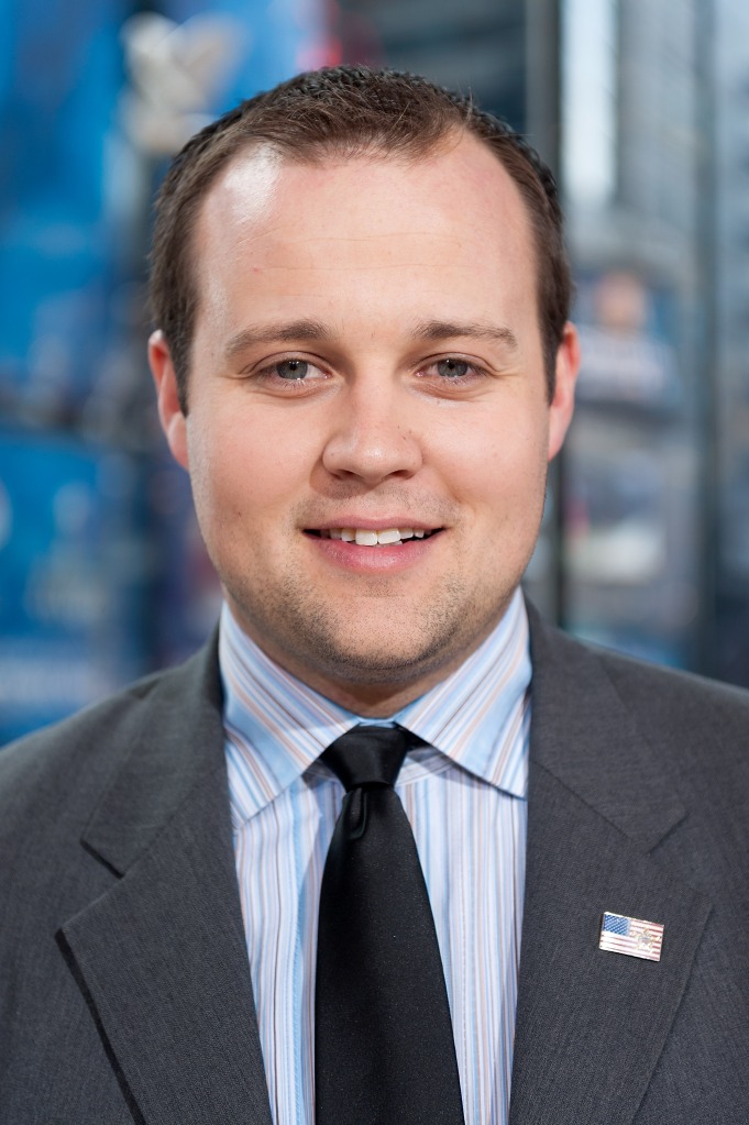 Josh Duggar visits "Extra" at their New York studios in Times Square on March 11, 2014.