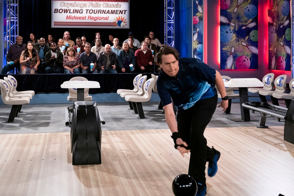 Pete Holmes bowling. 