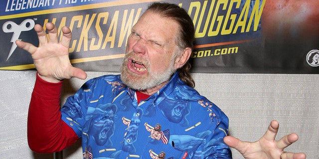 WWE Hall of Fame inductee "Hacksaw" Jim Duggan attends ToyCon 2020 at the Eastside Cannery Casino Hotel on March 14, 2020 in Las Vegas.