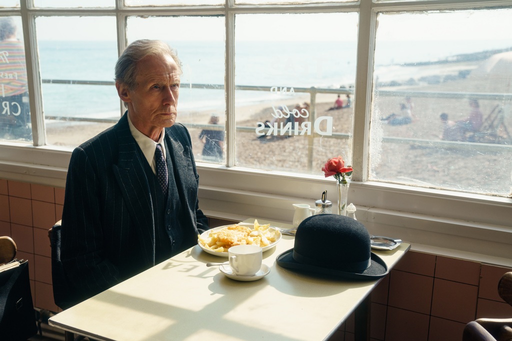 Williams (Billy Nighy) secretly escapes for a day in Brighton in "Living." 