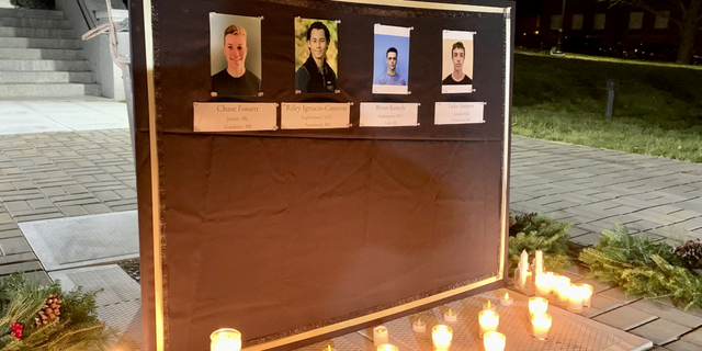 A memorial for the Maine Maritime Academy crash victims.