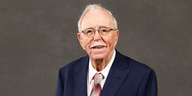 Red Farmer poses for a portrait during the NASCAR Hall of Fame induction ceremony on Jan. 21, 2022, in Charlotte, North Carolina.