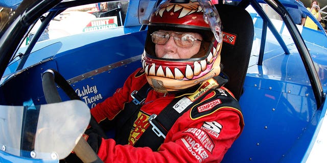 Red Farmer, driver of the #97 during the Gillette Young Guns Prelude to the Dream at Eldora Speedway on Sept. 9, 2009, in Rossburg, Ohio.