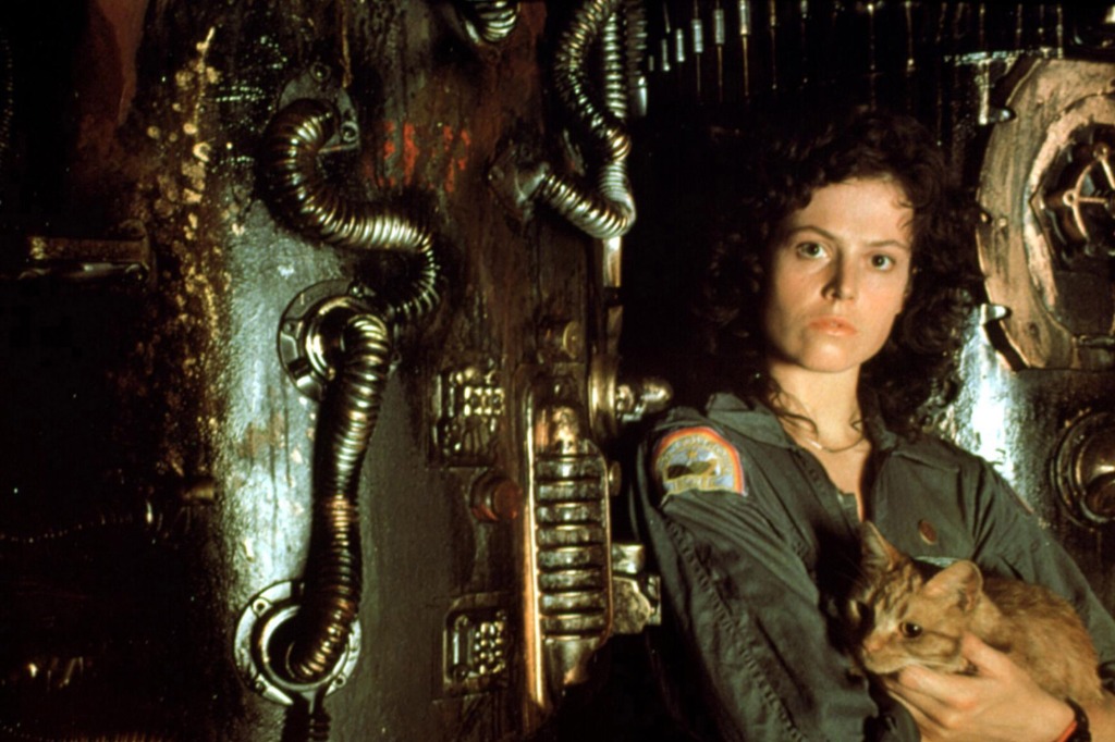 Sigourney Weave in "Alien" (1979).