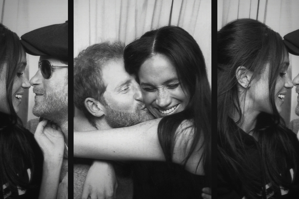 The minute-long trailer features several unseen, intimate snaps of Prince Harry and Meghan Markle.