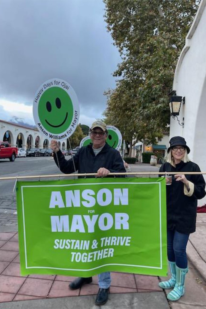 Anson Williams for mayor sign