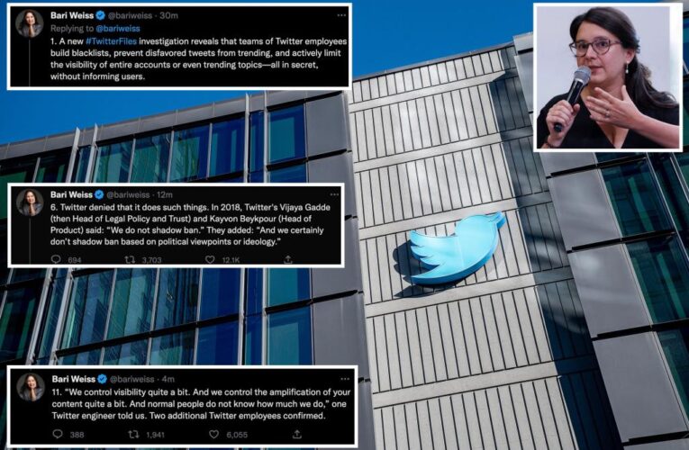 Suppression of right-wing users exposed in latest ‘Twitter Files’