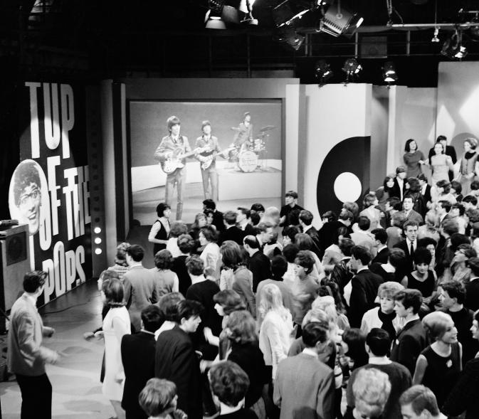 The Beatles performed on BBC's 'Top of the Pops.'