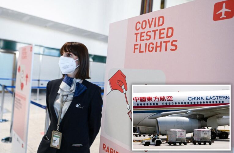 Half of the passengers on 2 flights from China had COVID