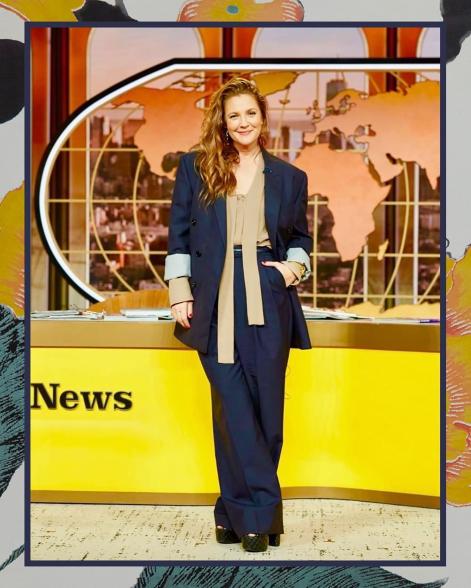 A picture of Drew Barrymore on The Drew Barrymore Show.