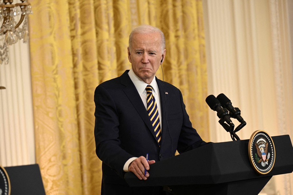 Biden hinted at a rift in the Western alliance.