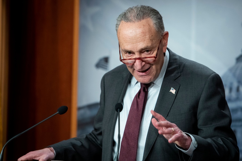Senate Majority Leader Chuck Schumer plans to "fight as hard" for New York in 2023.
