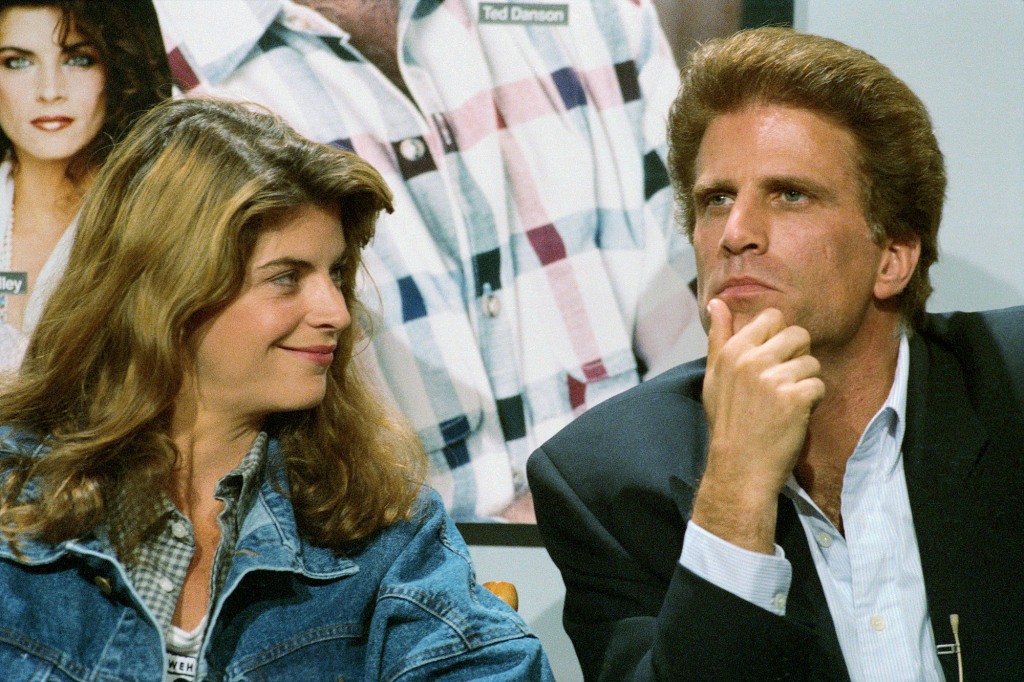 Ted Danson and Kirstie Alley in "Cheers." 