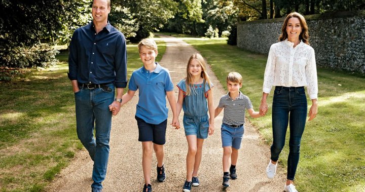 Prince William and Kate Middleton’s 2022 Christmas card: The kids are all grown up