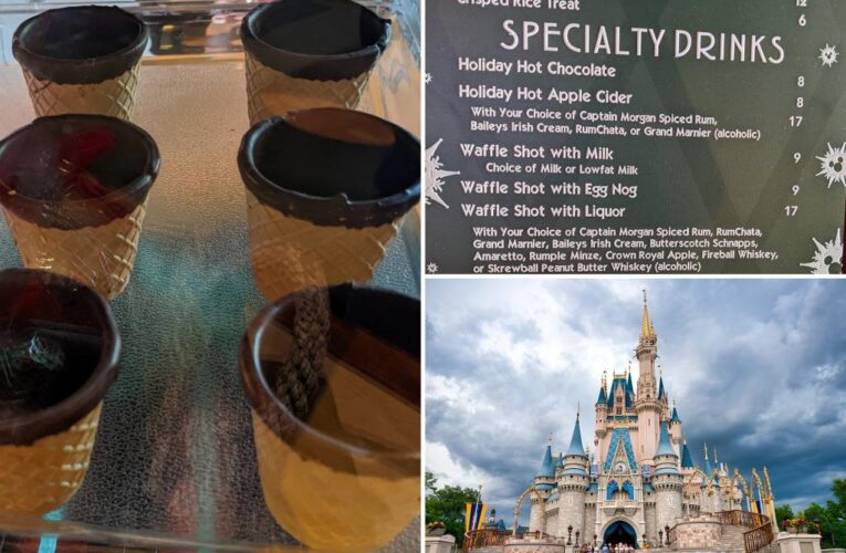 Disneyland charges $185 for a shot of booze in waffle cup