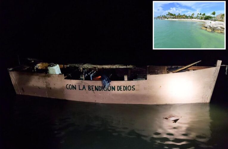 15 Cuban refugees land in Florida Keys in rickety boat named ‘With God’s Blessing’ on Christmas morning