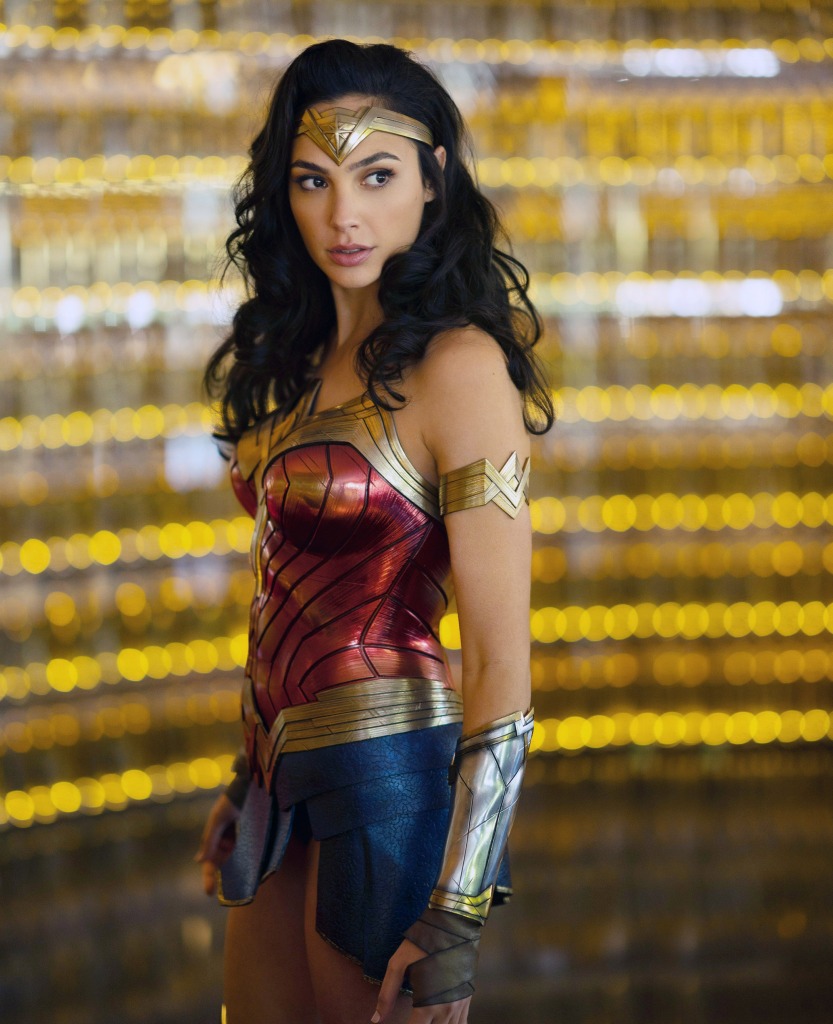 Gal Gadot as Wonder Woman. 