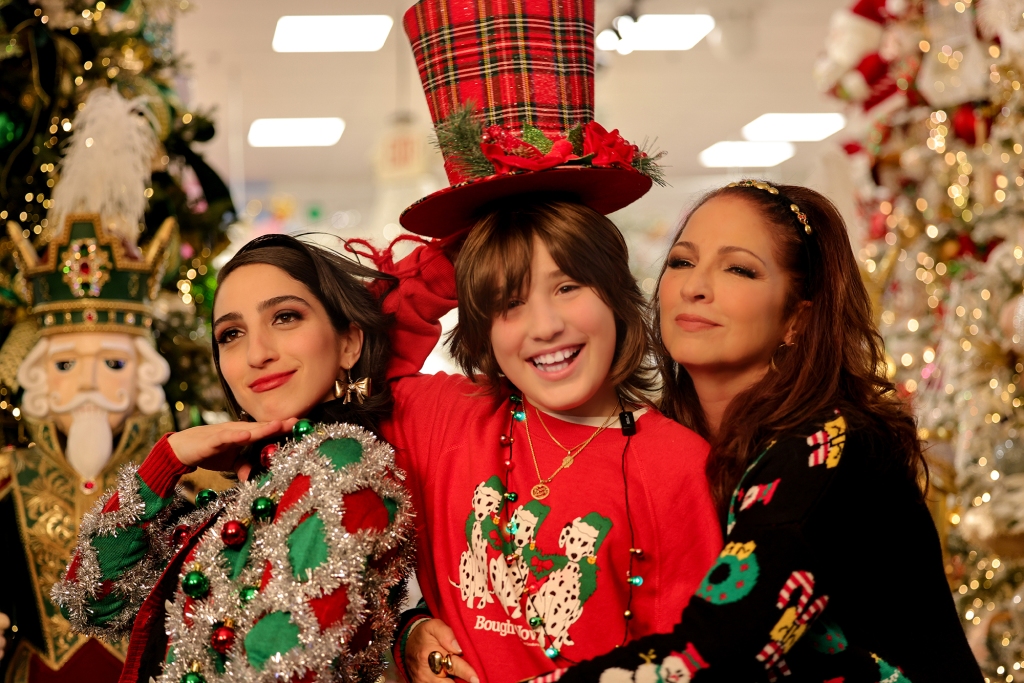 Emily, Sasha and Gloria have a new holiday album, "Estefan Family Christmas."