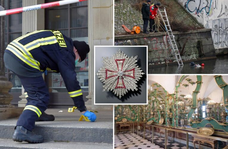 Divers search Berlin’s Landwehr Canal for missing jewels in ‘Green Vault’ heist
