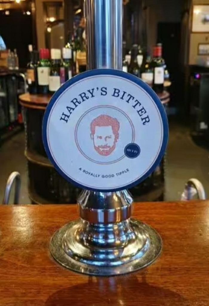 One bar expressed their views on the series with the brand-new beer called "Harry's Bitter." 