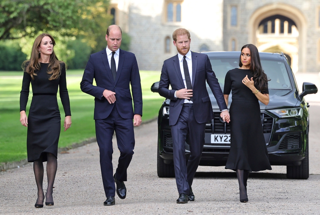 Harry and Markle's relationship with Prince William and Princess Kate is now at rock bottom in the wake of the doc. However, it wasn't always the case. The quartet awkwardly appeared together in public earlier this year following the death of Queen Elizabeth II. 