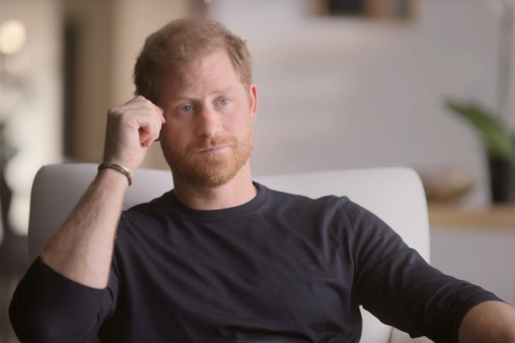 Prince Harry in his new Netflix show
