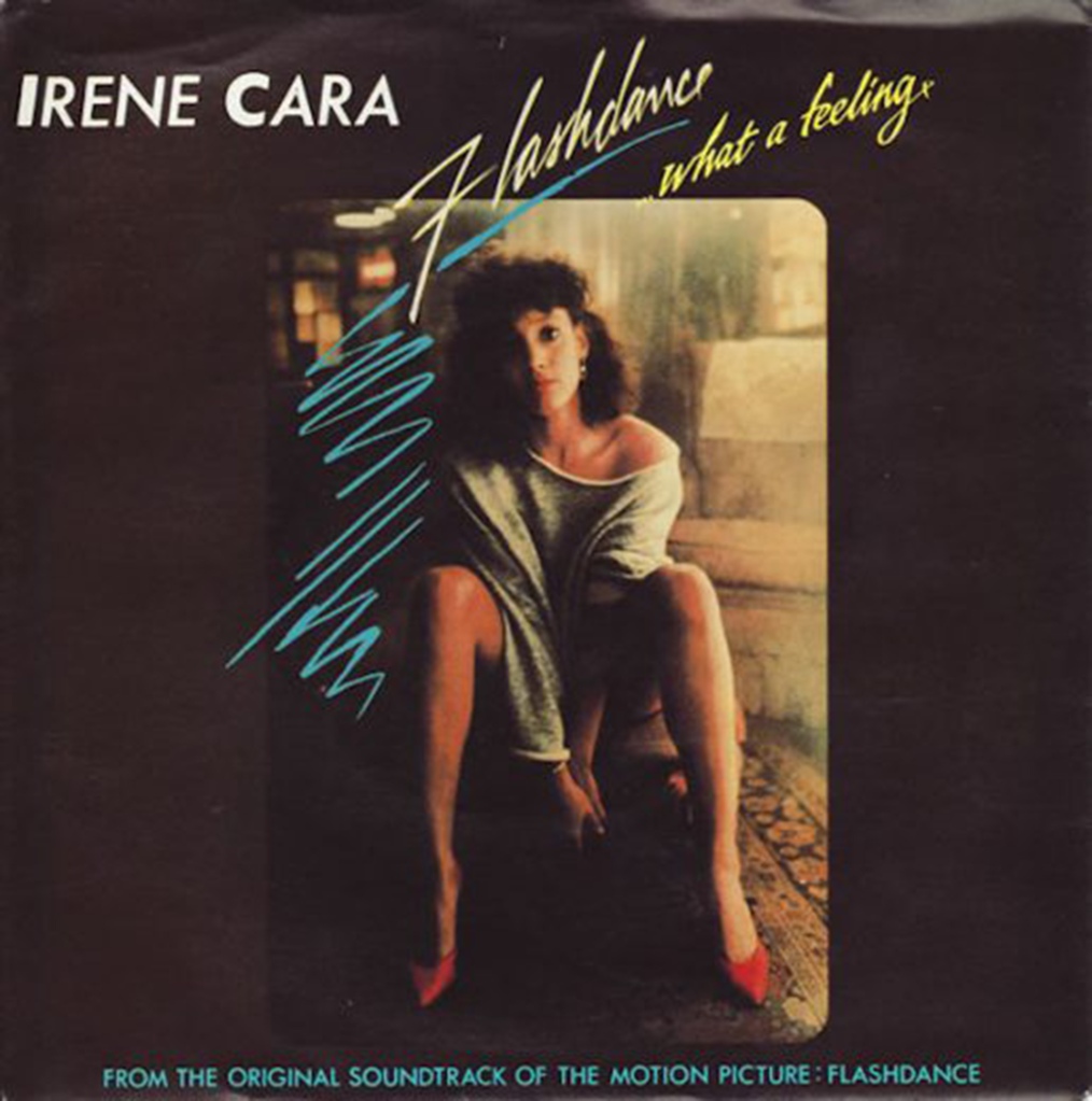 Her song from the movie "Flashdance" went to the top of the charts.