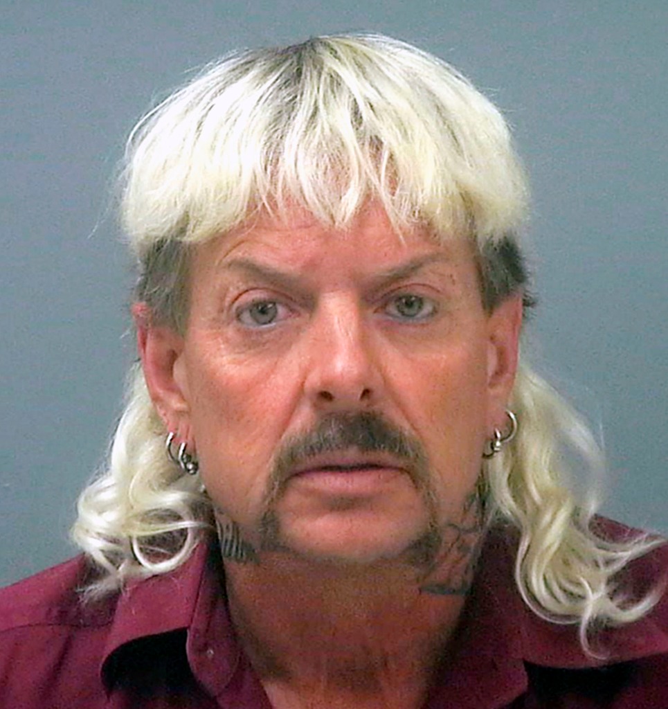 This undated file photo provided by the Santa Rose County Jail in Milton, Fla., shows Joseph Maldonado-Passage, also known as Joe Exotic. A federal judge in Oklahoma has set a Jan. 28, 2022,