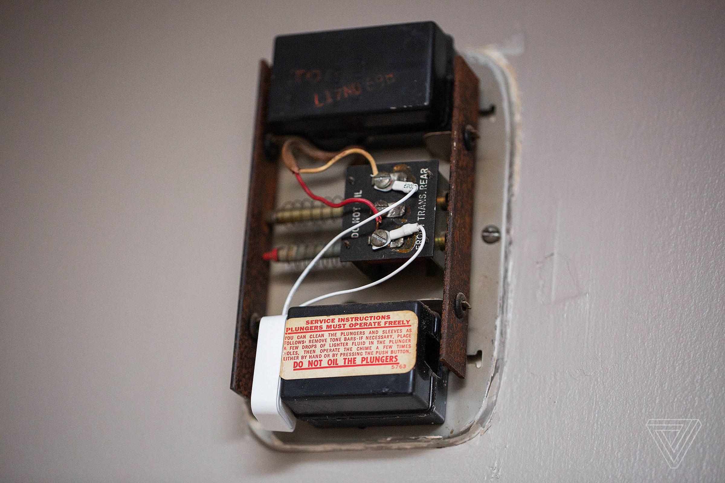 Installing a wired video doorbell camera involves connecting a chime power kit to your indoor chime box to help power the camera.