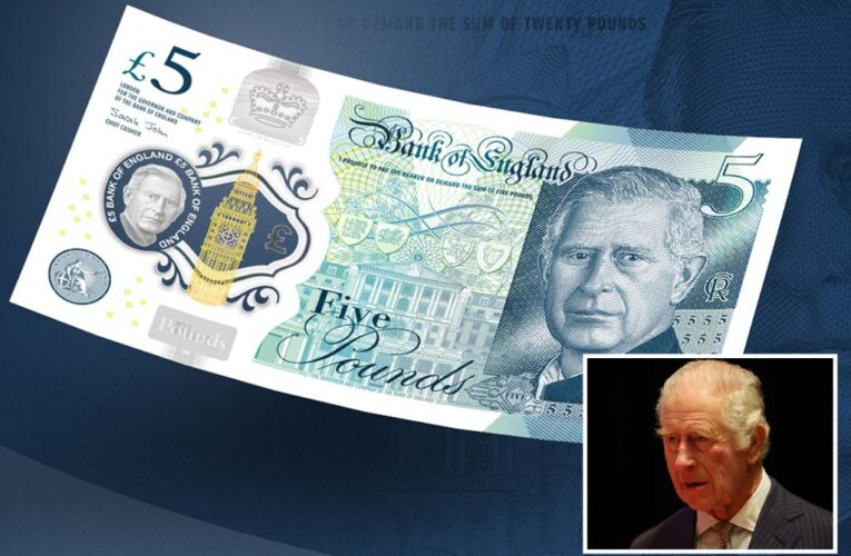 King Charles III seen on new UK banknotes for first time