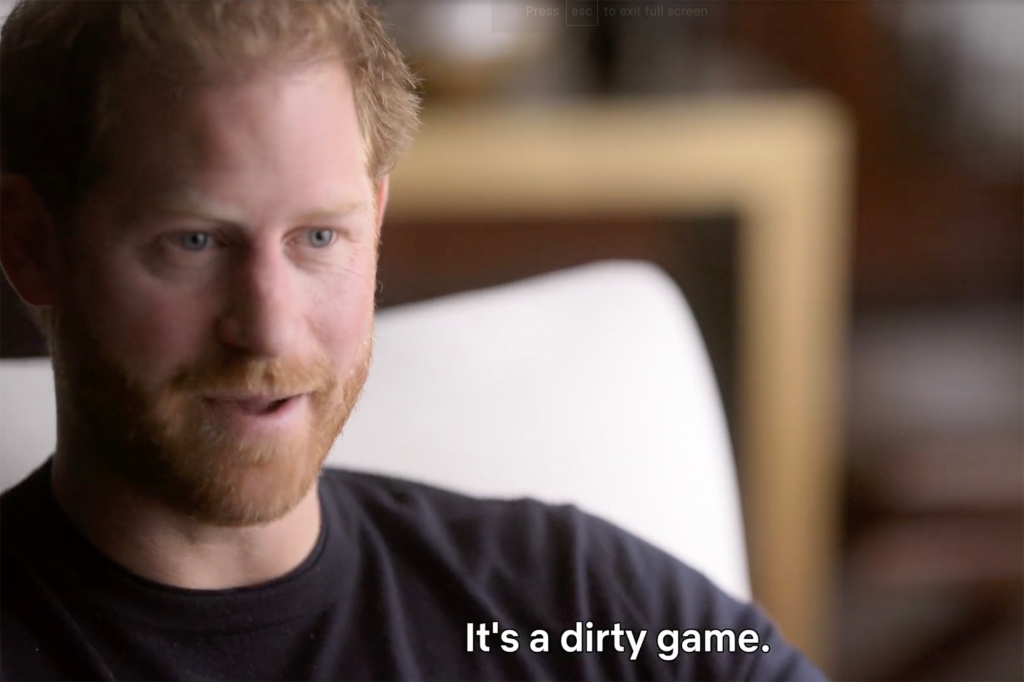 “There’s a hierarchy of the family,”  said Prince Harry, 38, in the video. "You know, there’s leaking, but there’s also planting of stories.”