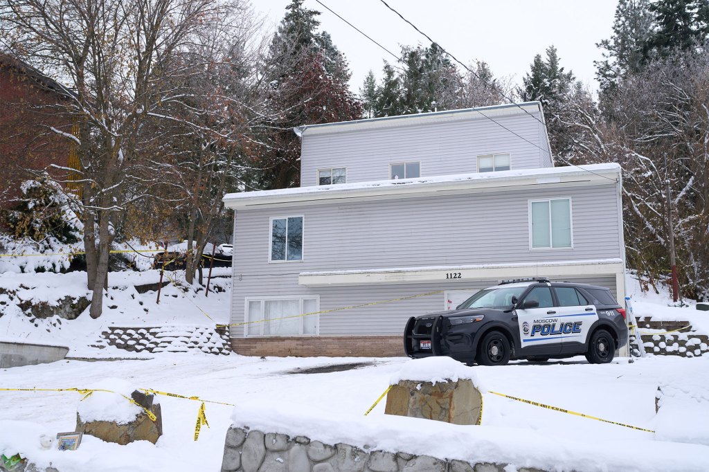 The house were the students were killed remains an active crime scene.