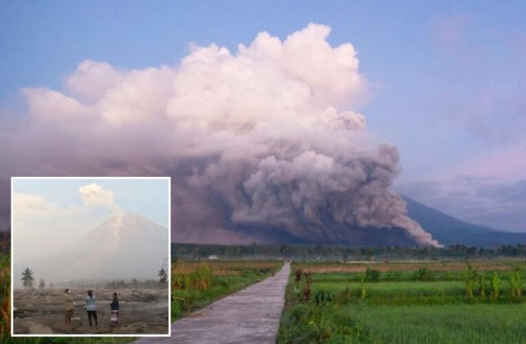 Mt. Semeru erupts on Indonesia’s most densely populated island